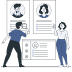 Create a focused digital marketing strategy chart image