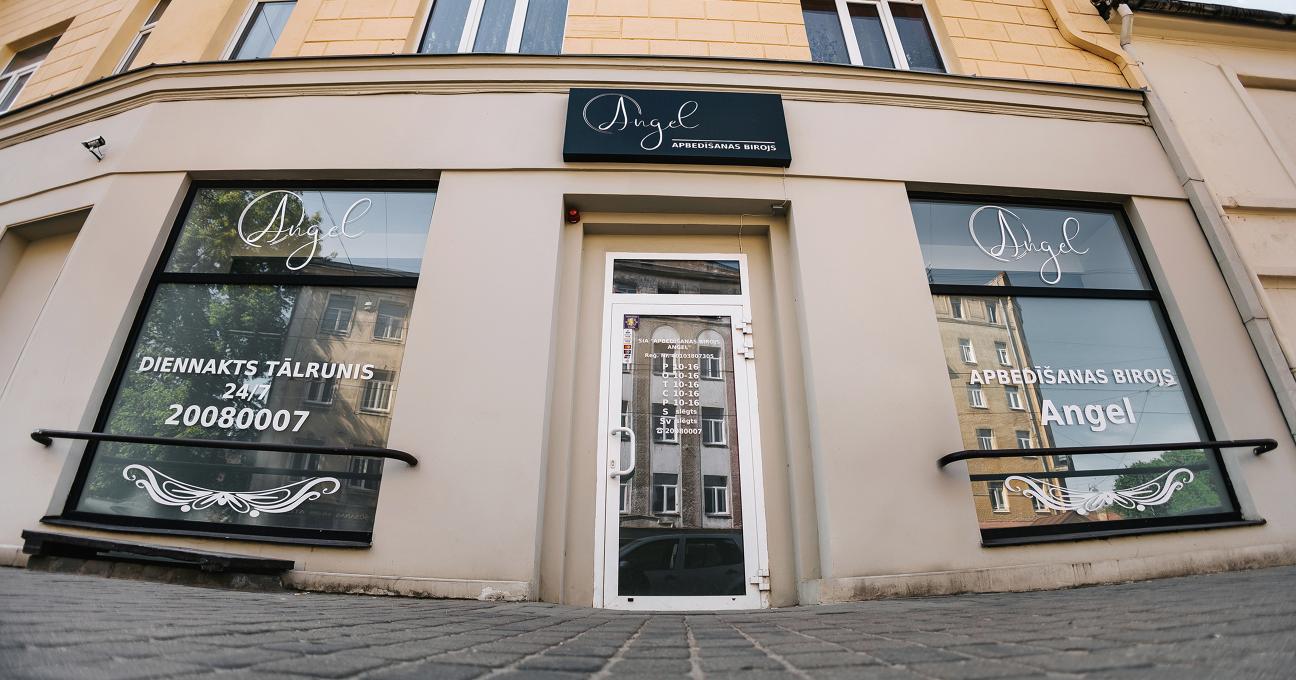 Apbedīšanas birojs Angel AB birojs Rīgā, Latgales iela 108, LV-1003